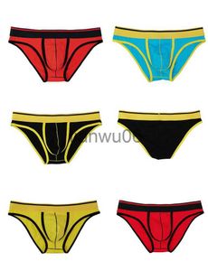 アンダーパンツホットセールメンズアンダーウェアブリーフコットン通気性男性パンティーCueca Tanga U Pouch Courfition UnderPants Slip Homme J0713