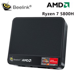 Другая электроника Beelink Ser5 Pro Ryzen 7 5800H Windows 11 Mini PC DDR4 16GB 32GB 500GB SSD WiFi6 BT5 0 Настольный игровой компьютер против Ser6 230712