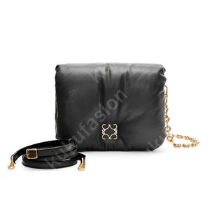 Puffer Goya Fashion Womens Designer Crossbody Bag Luxury Shourdlebag Bag Gold Chain Leather Strap Soft Cloud Cross Body Bags Leather Purse