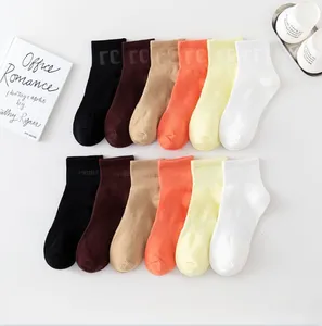 Spring and Summer Three-Dimensional Letters American Street Short Socks Ins Trendy Socks Men's and Women's High Street Cotton Sports Short Sock