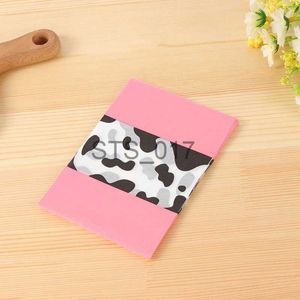 Gift Wrap 100pcs/lot Black White Lovely Milk Cow Fleck Candy Gift Wrapping Paper Pink Side Dairy Handmade Baptism Sugar Packaging Bag x0712