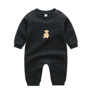 Nyfödd baby bomull romper 0-2y rompers toddle baby bodysuit detaljhandelsbarn jumpsuit kläder