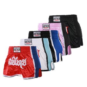 Herren-Shorts, Herren-Boxhose, Stickerei, MMA-Shorts, Kampf-Grappling, kurz, Polyester, Kick-Gel-Boxen, Muay-Thai-Hose, Thai 230712