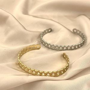 Pulseira de alta qualidade em forma de colméia pulseiras de ouro de aço inoxidável para mulheres pulseiras minimalistas coloridas joias