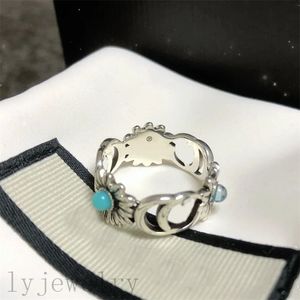 Цветочные роскошные кольца для женщин дизайнер Gemstone Designer Ring Classic Style Little Daisy Form