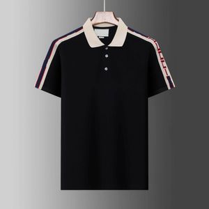 Novas camisas polo masculinas estilista marca de luxo Itália masculina 2023 roupas de grife manga curta moda masculina verãoGU camiseta tamanho asiático M-3XL