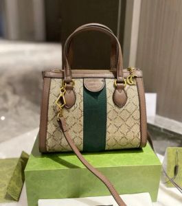 Luxury Designer Ophidia Totes Shoulder Bag G Fashion Women's Genuine Leather Canvas Crossbody Bags Purse Zipper Printed Handbag Lady Fashion Handbags Wallet