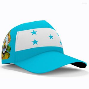 Ball Caps Honduras Berretto da baseball Free 3d Custom Made Hat Nome Numero Team Logo Hn Hats Country Travel Nazione spagnola Bandiera dell'Honduras Copricapo