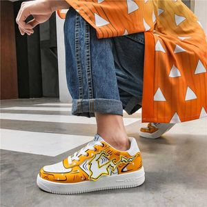 Klänning Skor Anime Graffit Tecknad För Ungdom Hip Hop Streetwear Sport Sneaker Skate Män 230712