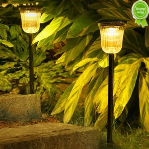 Jardim luz solar ao ar livre luzes de decoração para casa à prova d' água luzes de gramado para paisagem pátio quintal garagem gramado iluminação