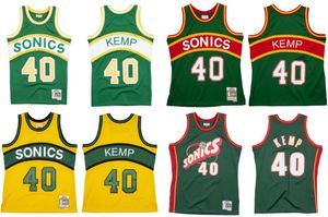 قمصان كرة السلة Shawn Kemp Ness Hardwoods Mitchell Classics Retro Men Women Youth Throwback Jersey