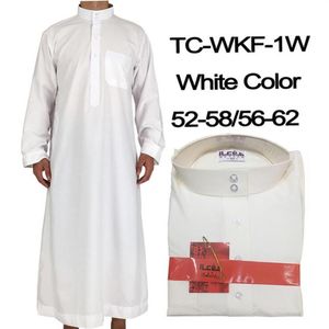 7Color Men Muslim Robes Islamic Clothing Dubai Arabic Abaya Kaftan Eid Mubarak Prayer Maxi Jubba Thobe Man Traditional Costume1292S