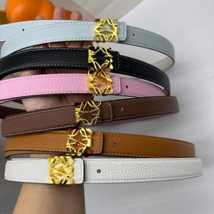 New 2.5 Women's Belt Simple All-Match Dress Sweater Thin Belt Color Double-Sided High-End Belts