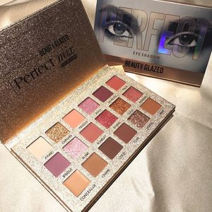 Sombra para os olhos Beauty Glazed Perfect Mix Glitter Matte Paleta de sombras Pigmento nude de longa duração Maquiagem Cosméticos 230712