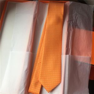 Helt nya mäns slips Classic Yarn-färgade siden slips 7 5 cm mode bröllop slips affär nackbanden presentförpackning 263s