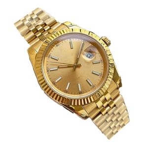 Fashion Luxury Christmas Regalo Orologio Gold in acciaio inossidabile Mens e Womens 2813 Movimento Anello di diamanti Orologi di lusso Movimento meccanico 904 Orologi in zaffiro in acciaio