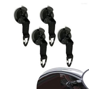Hooks Heavy Duty Suction Cup PU Cups With 4 Pcs Camping Accessories Lock Grip Mountaineering Buckle For