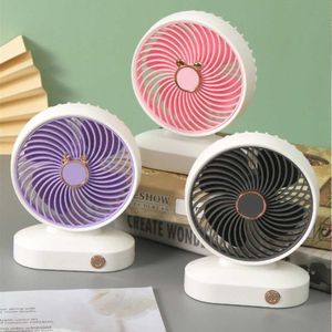 Ventilatori elettrici Ventole di raffreddamento Ricaricabili Piccole per l'ufficio domestico Campeggio Ventilatore elettrico esterno Potente ricarica USB Dormitorio per ufficio Piccolo regalo