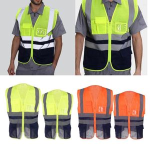 Motorcycle Apparel High Visibility Reflective Safety Vest Jogging Cycling Running