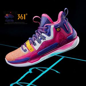 Sapatos sociais 361 graus AG1 Aaron Gordon masculino tênis de basquete absorção de choque resistente ao desgaste antiderrapante respirável esportes de combate 572111110 230713