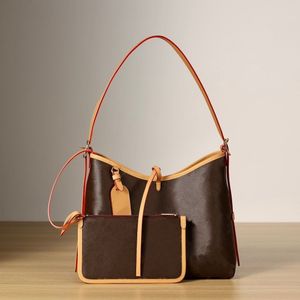 10A عالي الجودة Luxurys مصمم حقيبة الكتف Carryall سعة كبيرة السعة Carryall حقيقية حقيقية حمل الأكياس الزهرة الكلاسيكية فحص حقيبة تسوق الكتف