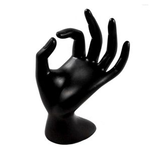 Smycken påsar mannequin finger smycken handskar ring armband skärmhållare