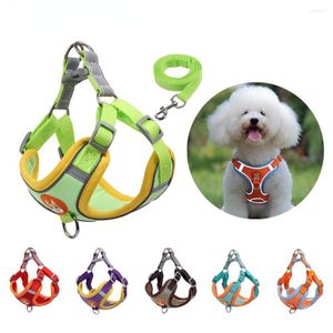 Collari per cani Imbracatura riflettente per animali domestici Guinzaglio medio grande Guinzagli da corsa per cani Cinturino pettorale Accessori per gilet