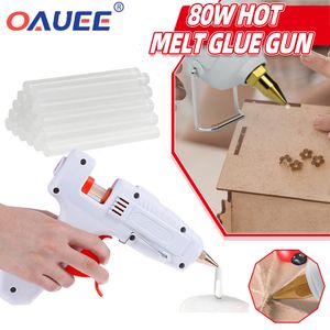 Caulking Gun 80W Melt Glue Gun With 11*200MM Glue Stick DIY Mini Guns Adhesive Stick Glue Gun Tools for Home Heat Tool 230712