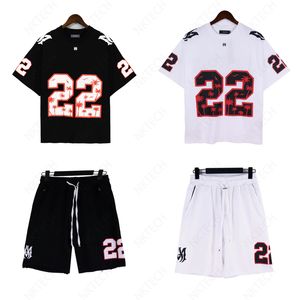 2023 Summer Men's Sports Awear Letter Modello Trend Design Sport Sport Shorts Shorts Stit Sports Street Street Cotton Shirt Match