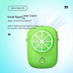 Electric Fans Cool Neck Fan Handheld Small Portable Mini Fan USB Rechargeable Student Outdoor Leafless Electric Fan Wholesale