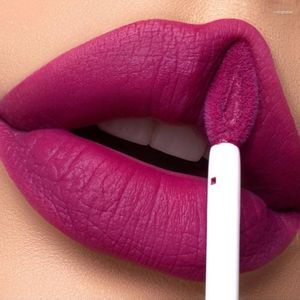 Lip Gloss Batom Matte Pink Velvet 18 Cores Longa Duração Não Marca Vermelho Sexy Batom Líquido À Prova D' Água Maquiagem Cosmética