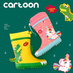 Regenstiefel Einhorn Regenstiefel Kinder Junge Mädchen Gummistiefel Cartoon Schneestiefel Für Kinder Wasserdichte Schuhe Rutschfeste Baby Wasserschuhe 230713