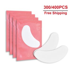 Ferramentas de maquiagem 300 400 pares Atacado Hydrogel Gel Eye Patches para dicas de extensão de cílios Adesivos sob aplicação de almofadas 230712