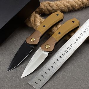 1st BK591 Automatisk taktisk kniv S35VN Satin/svart titanbeläggningsblad 6061-T6 Handtag EDC Pocket Folder Knives With Nylon Bag