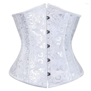 Cinture Donna Clessidra Vita Cincher 5 Bottoni in metallo Corsetto 14 Ossa in lattice Trimmer Cintura Abito da sposa Fondo pancia Controllo Body Shaper