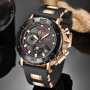 2023 LIGE Luxury Mens Watches Original Case Large Dial Watch Men Business Wristwatch Sports Watch for Men Relogio Masculino+Box