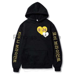 Hoodies Masculinos Moletons RIP Moletons 24 homens mulheres hiphop moletons basquete Gianna Bryant heart mamba out 200923 x0713