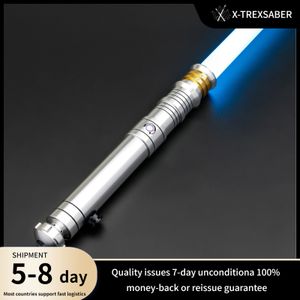 LED-Leuchtstäbe TXQsaber Revan Sword ECO PROFFIE V22 SNV4 PIXEL Jedi Toys Heavy Dueling RGB Metallgriff 12 Farben Force Flashing Blaster TREX 230712