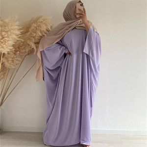 Этническая одежда Мусульманская женская молитвенная платье Турции Дубай Абайя 2021 Ислам Джилбаб Бэттванг Однограждая молятельная одежда Саудовская