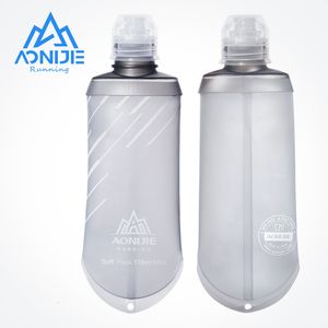 Vattenflaskor AONIJIE SD23 TPU Hopfällbar 170ML Sports Nutrition Energigel Mjuk kolv Vattenflaska Reservoir För Marathon Hydration Pack 230712