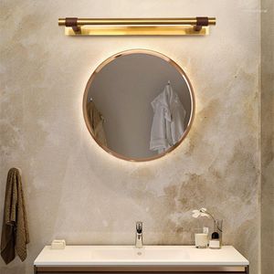 Wall Lamps YEBMLP Modern Copper Mirror Light Black Golden Vanity Lamp LED Bathroom Toilet Make Up Cabinet Dressing Lighting