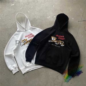 Erkek Hoodies Sweatshirts 2021FW İnsan Made Tiger Hoodie Erkekler Kadın En Kaliteli Karikatür Grafik Baskılı İnsan Yapımı Kapşonlu Sweatshirt Sakiller 0811 X0713