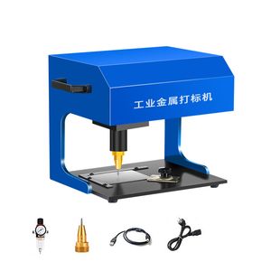 Metal Signage Nameplate Marking Machine Touch-screen Controller Electric Pneumatic Lettering Engraver Machine For Metal Parts Nameplate