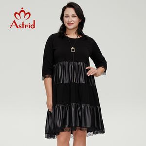 Urban Sexy Dresses Astrid Women s For Women Pu Leather Dress Longe ärmar Överdimensionerad sömnad Designkväll med halsband 230713