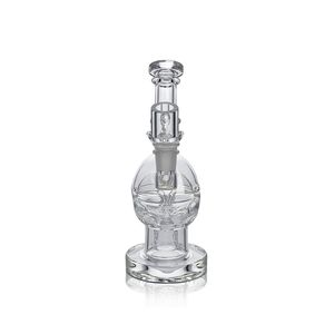 Vaxmaid 7.48 tum fab ägghakan transparent dab rigg glas bong vatten rör 14 mm vax skål glas olje brännare pipes us warehouse grossist detaljhandelsbeställning gratis frakt