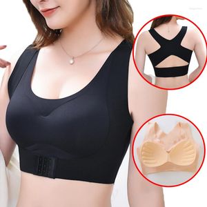 Kadın şekillendiricileri Kadınlar Push Up Bra Posture Düzeltici Bralette Ön Kapatma Kadın iç çamaşırı arka üst kısımlar