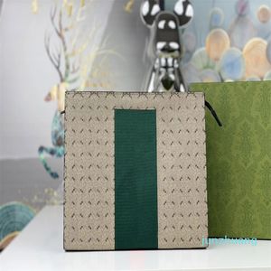 Designer Clutch Bag Luxury Mens Handväska Dubbel bokstavsmärke med rödgrön webbbing cion handväska mode plånböcker