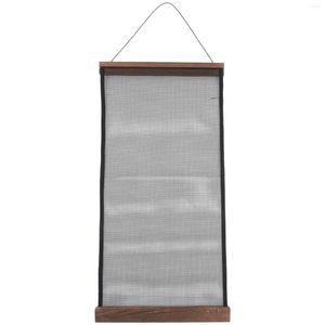 Jewelry Pouches Wall Mounted Clothes Hanger Earrings Hanging Organizer Holder Rack Necklace Stand Display Mesh Coat
