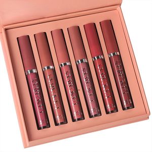 Lipstick 6 Colors Matte Lip Gloss Ultra Velvet Sexy Liquid Waterproof Long Lasting Moisturizing Stick Girls 230712