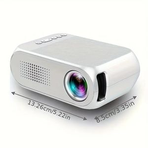 LJD-YG320 Projector 1920*1080p Maximal upplösning 1000 Lumens Hög ljusstyrka tyst fläkt